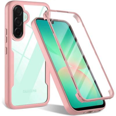 Techsuit Калъф за Samsung Galaxy A26 5G + Протектор - ColorVerse 360 Series - Розов