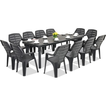 BICA Градински мебели Bergen/Marne за 12 души (BC437ANT + 12xBC27ANT)