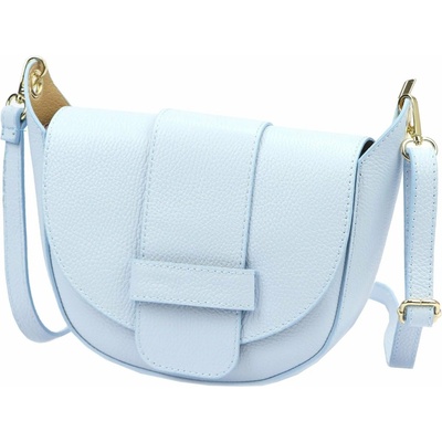 Luka dámska kožená crossbody kabelka modrá 25-049 D Dollaro