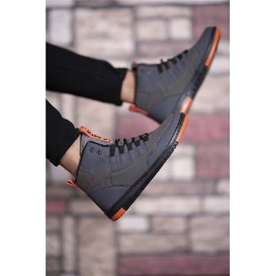 Riccon Мъжки боти 00122262 - Сиви с Оранжев #326135 (326135_Сив)