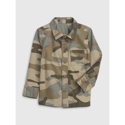 GAP Бебешка риза с армейски десен GAP GAP | Kafyav | Момчешки | 92