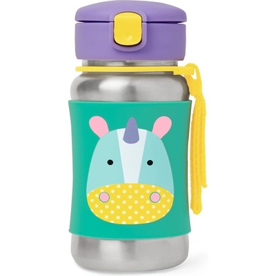 Skip Hop Zoo Straw Bottle Unicorn 12 m+ 350 ml