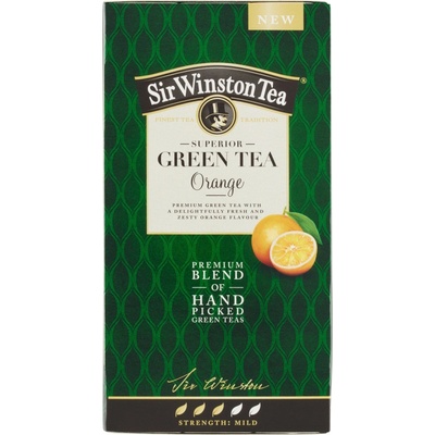 Sir Winston Tea Green Tea Orange 20 vrecúšok 35 g