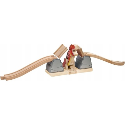 Bigjigs Rail most Brontosaurus do drevenej dráhy BJT242