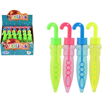 Teddies Bublifuk deštník plast 14cm asst 4 barvy 24ks v boxu