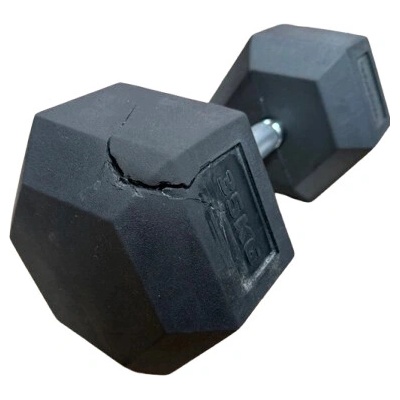 TRUESTEEL Jednoruční činky Hexagon TrueGrip 2 x 35 kg