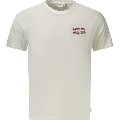 Pepe Jeans Мъжка тениска с къс ръкав pepe jeans, Размер l, Цвят Бял (pm5010311smallflag_bi800)