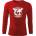 DRAGOWA FIT-T Тениска с дълъг ръкав Muscle Army Original, червена, 160 г/м2 (5599)