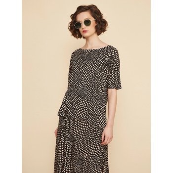 ZOOT. lab Бежово-черна дамска тениска с щампа ZOOT. lab Normandy ZOOT. lab | Cheren | ЖЕНИ | XS