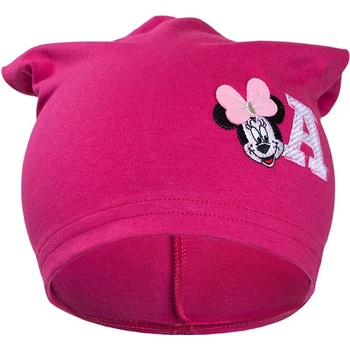New Baby podzimní dětská čepička Minnie růžové Růžové