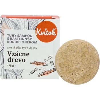 Kvitok tuhý šampon s kondicionérem pro tmavé vlasy 25 g