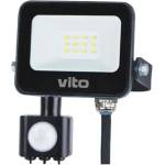 VITO Led ПРОЖЕКТОР 10w 6000k ip65 СЪС СЕНЗОР vito sava (6970233833765)