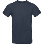 B&C Collection B&c e190 / Мъжка тениска от плътен памук - тъмносиня xxxl (01003t00313)