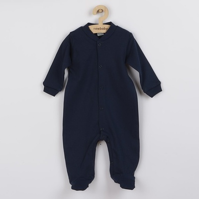 New Baby Dojčenský overal Classic II tmavo modrý