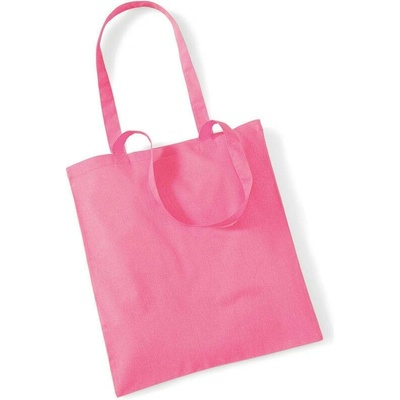 Westford Mill Nákupná taška WM101 True Pink 38x42 cm