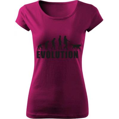 Tričko Dog evolution dámske tričko Khaki