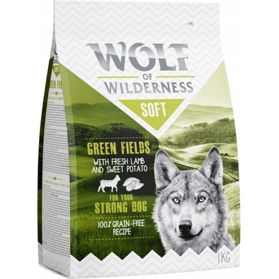 Wolf of Wilderness Soft Green Fields jehněčí 1 kg
