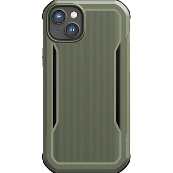Raptic Кейс Raptic X-Doria Fort Case за iPhone 14 with MagSafe, брониран гръб, зелен