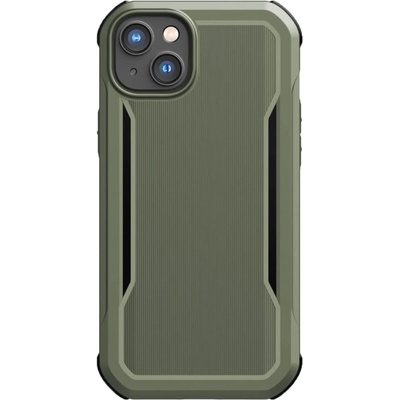 Raptic Кейс Raptic X-Doria Fort Case за iPhone 14 with MagSafe, брониран гръб, зелен