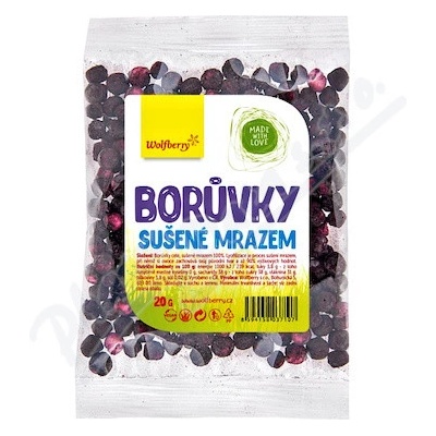 Wolfberry Borůvky lyofilizované 20 g – Zbozi.Blesk.cz