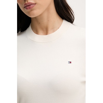 Tommy Hilfiger тениска тип пуловер дамска с памук (WW0WW49705)