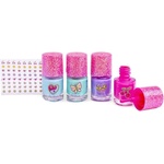 Aquarius Cosmetic Детски комплект за маникюр Martinelia Supergirl - Лакове и стикери, 5 части