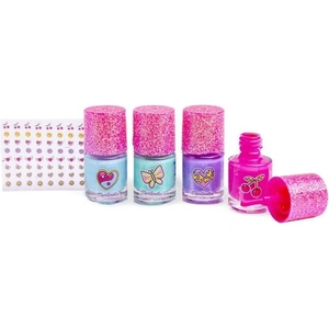 Aquarius Cosmetic Детски комплект за маникюр Martinelia Supergirl - Лакове и стикери, 5 части