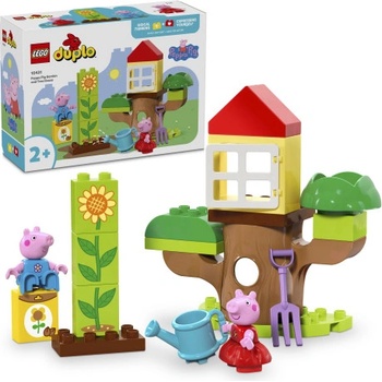 LEGO® DUPLO 10431 Prasátko Peppa – zahrada a dům na stromě