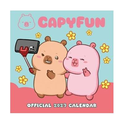 Oficiální nástěnný Capybara Capyfun s plakátem SQ 30,5 x 30,5|61 cm 2027