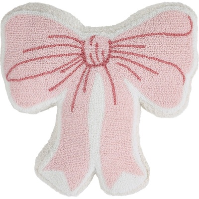 Catherine Lansfield Декоративна възглавница от букле 43x45 cm Bow - Catherine Lansfield (DS/60655/W/3DCU/PK)