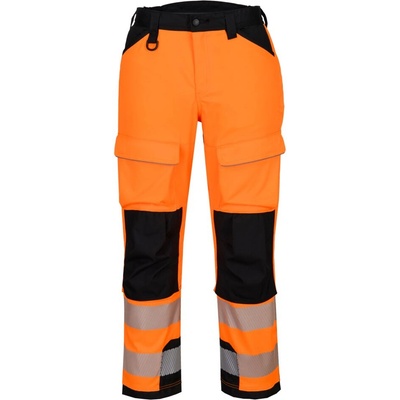Portwest hi-vis pw3 КОЛЯС t142 / Мъжки светлоотразителен панталон - оранжев/черен uk 44/eu 60 (t142obr44)