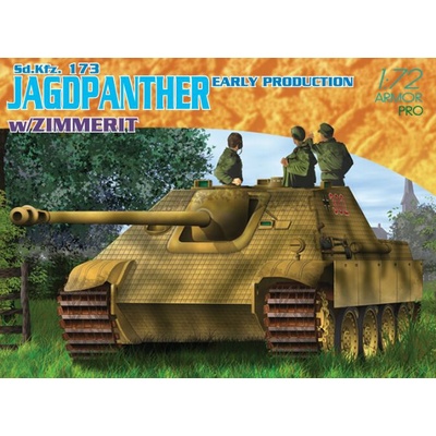 Dragon Sd.Kfz. 173 Jagdpanther Early Production w/Zimmerit 1:72