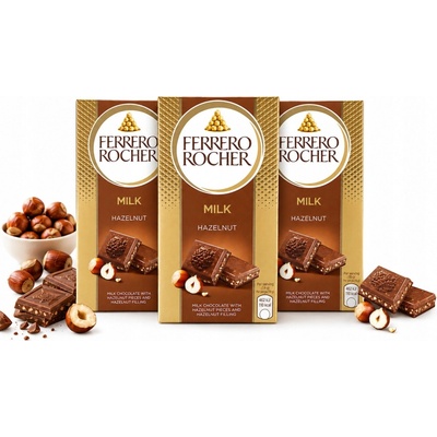 Ferrero Rocher Čokoláda mliečna 90 g