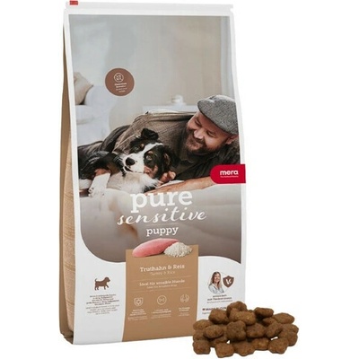 Mera Pure Sensitive Puppy morka s ryžou 4 kg