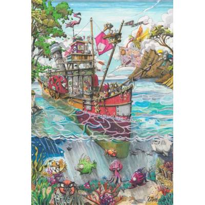 Grafika - Puzzle Bird Island - 1 000 piese