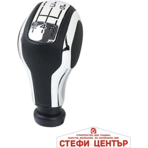 Paolo Топка за скоростен лост съвместима с Peugeot 207/307/308/408 - 5 скорости - Хром (58451) - steficenter