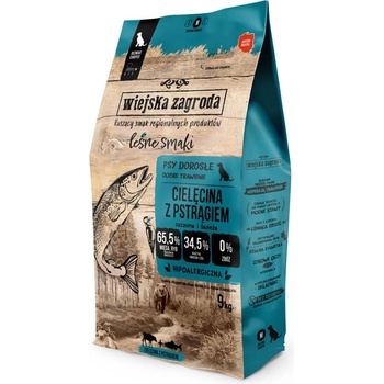 Wiejska Zagroda Lesné príchute Teľacie mäso s chrumkavým pstruhom M 9 kg