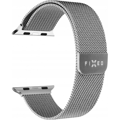 FIXED Mesh Strap pro Apple Watch 42/44/45mm, stříbrná FIXMEST-434-SL – Zboží Živě