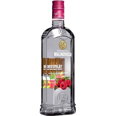 Prelika Malinovica Extra Jemná 42% 0,7 l (čistá fľaša)