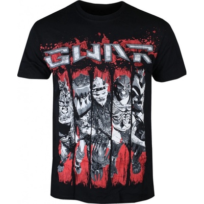 Tričko metal Indiemerch Gwar Band Of Blood čierne