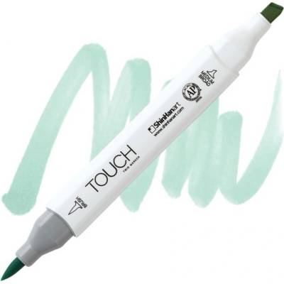 Lihová fixa TOUCH oboustranná Brush & Chisel, Turquoise blue (B68)