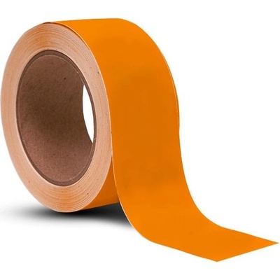 Podlahová vyznačovací páska 100 mm x 33 m - oranžová