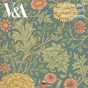Flame Tree Publishing V&a: William Morris Wallpapers Wall Calendar 2027 (Art Calendar) | WALL