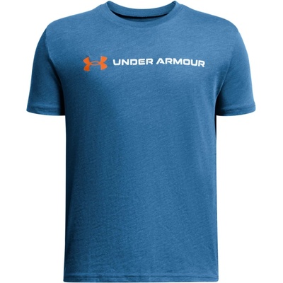 Under Armour Тениска Under Armour UA B LOGO WORDMARK SS-BLU Син Velikost YXS