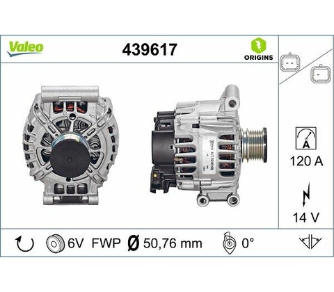 Alternátor VALEO 439617