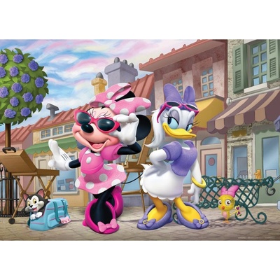 AG Design FTDNM-5228 Dětská vliesová fototapeta Minnie a Daisy rozměry 160 x 110 cm