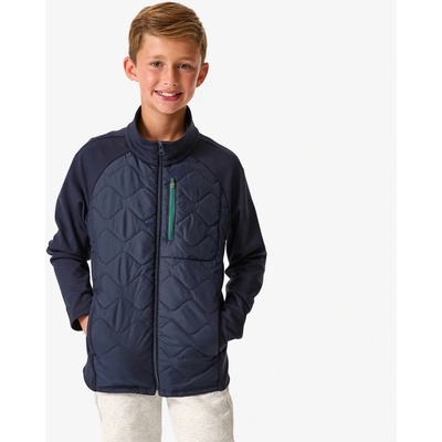 Decathlon dětská mikina roztažitelná modrá zelená