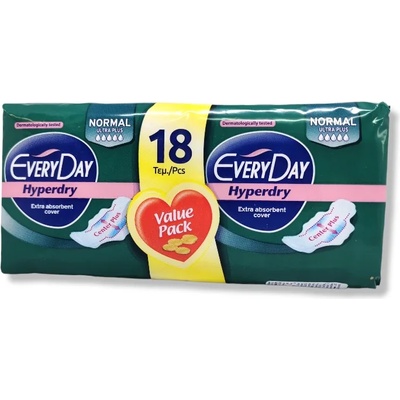 EVERYDAY дамски превръзки, Hyperdry, Normal ultra plus, 18 броя