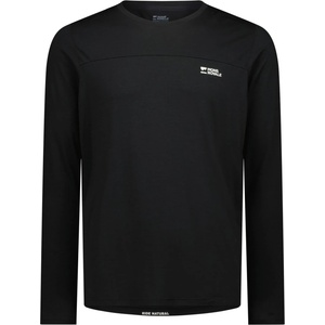 Mons Royale Мъжка фланелка с дълъг ръкав за колоездене Mons Royale Diversion Merino Bike Jersey L/S Cycling jersey - Black (056-3547-0111)