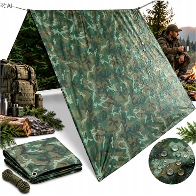 MFH Tarp 200 x 300 cm woodland